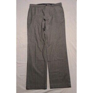 Brooks Brothers Red Fleece Dress Pants Men's 33x30 Gray Flat Front Trousers